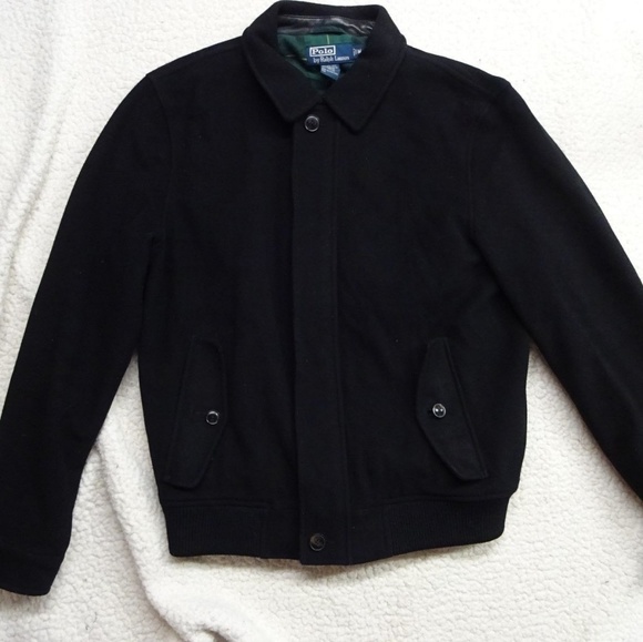 polo ralph lauren wool varsity cardigan